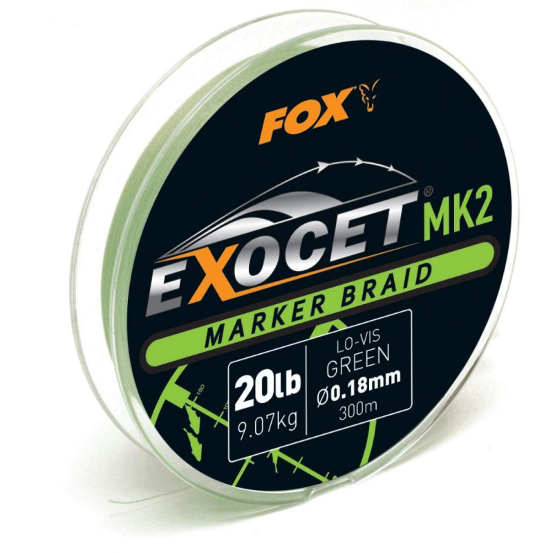 Marker Braid Exocet MK2 Green 20lb 300m | Le Peish 64