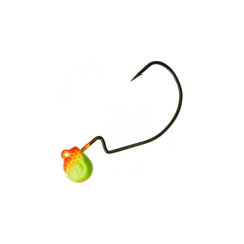 Jig G’TEX Orange/Fluo Yellow 15g 5/0 - Le Peish 64