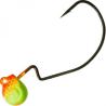 Jig G’TEX Orange/Fluo Yellow 15g 5/0 - Le Peish 64