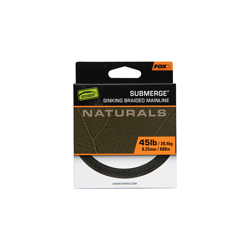 Tresse Fox Submerge Naturals 45lb | Le Peish 64