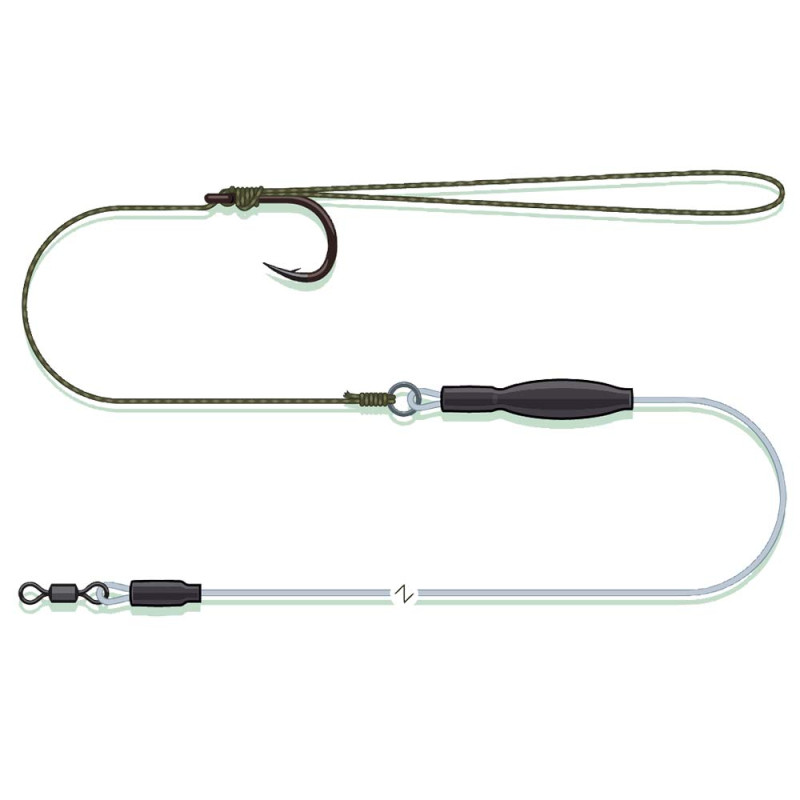 Pop Up Pellet Rig 65cm 0.95mm 2/0 | Le Peish 64