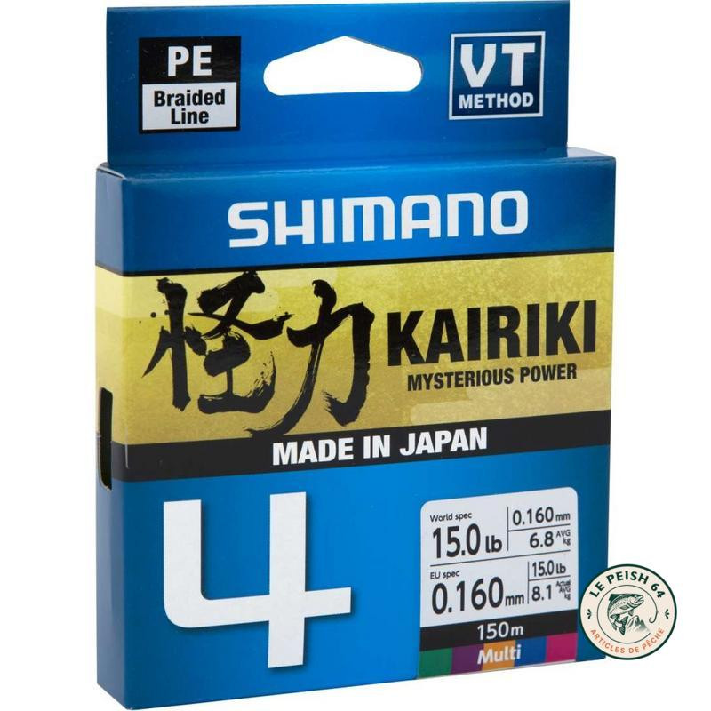Shimano Kairiki 4 Steel Gray 150 m 0,23 mm | Le Peish 64