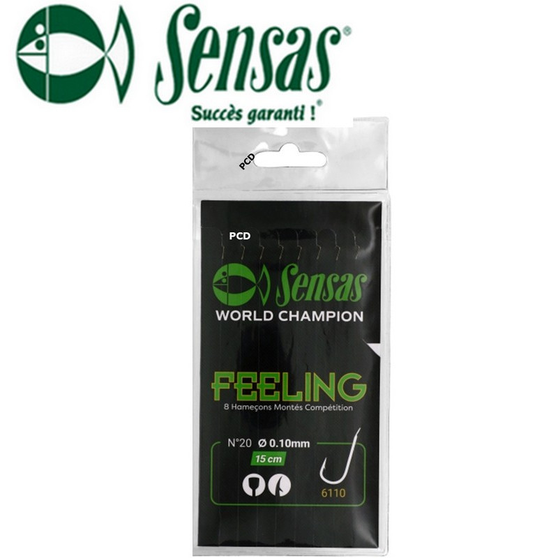 Bas de ligne SENSAS Feeling 6110 Bronze 0.12mm | Le Peish 64
