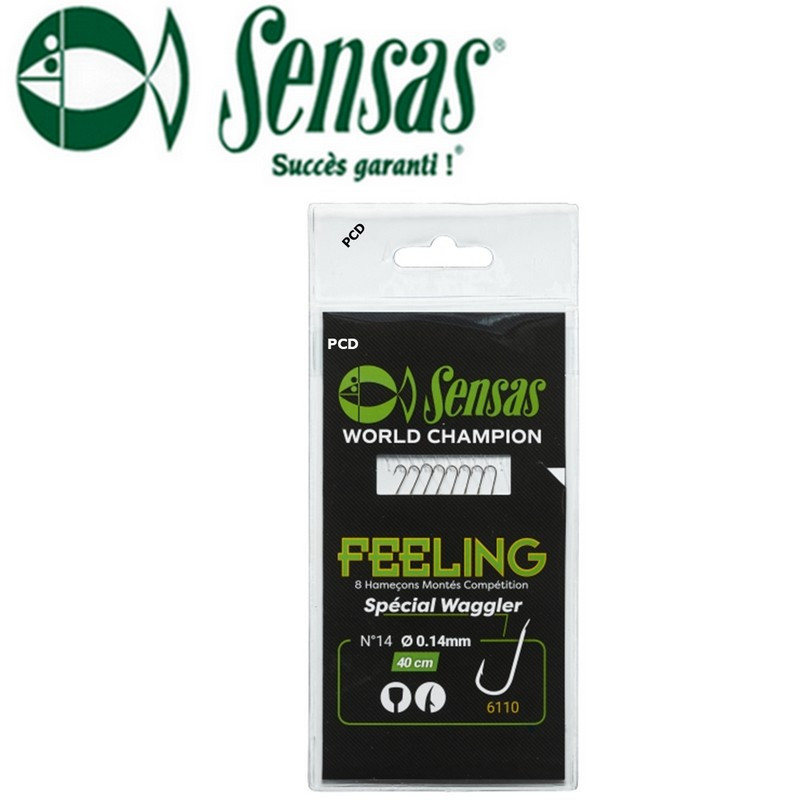 Bas de ligne Sensas Feeling 6110 n°16 0.12mm | Le Peish 64
