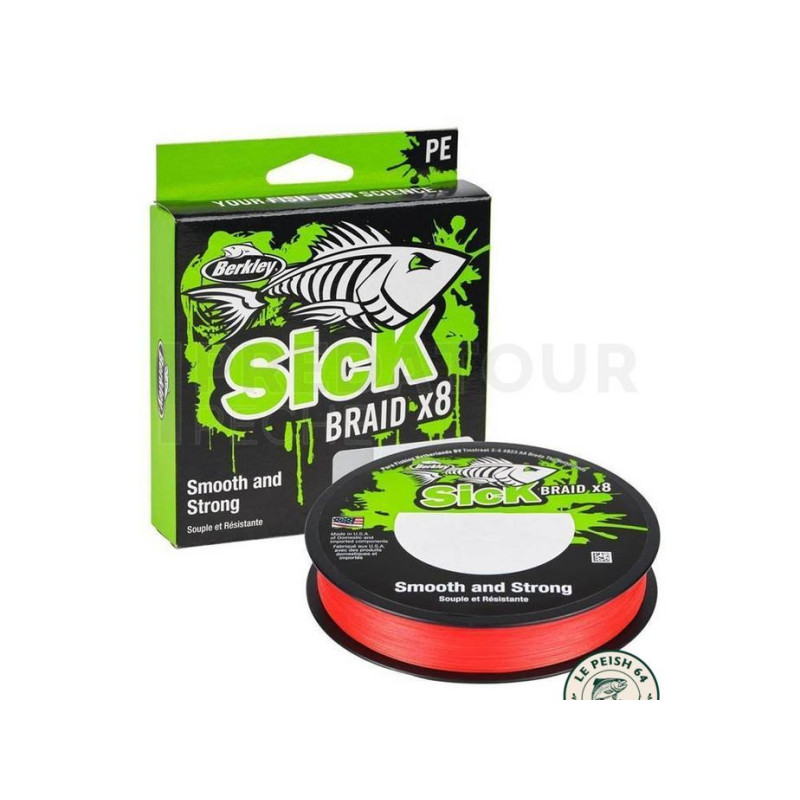 Berkley Sick X8 0,19 mm 150 m Moss Green | Le Peish 64