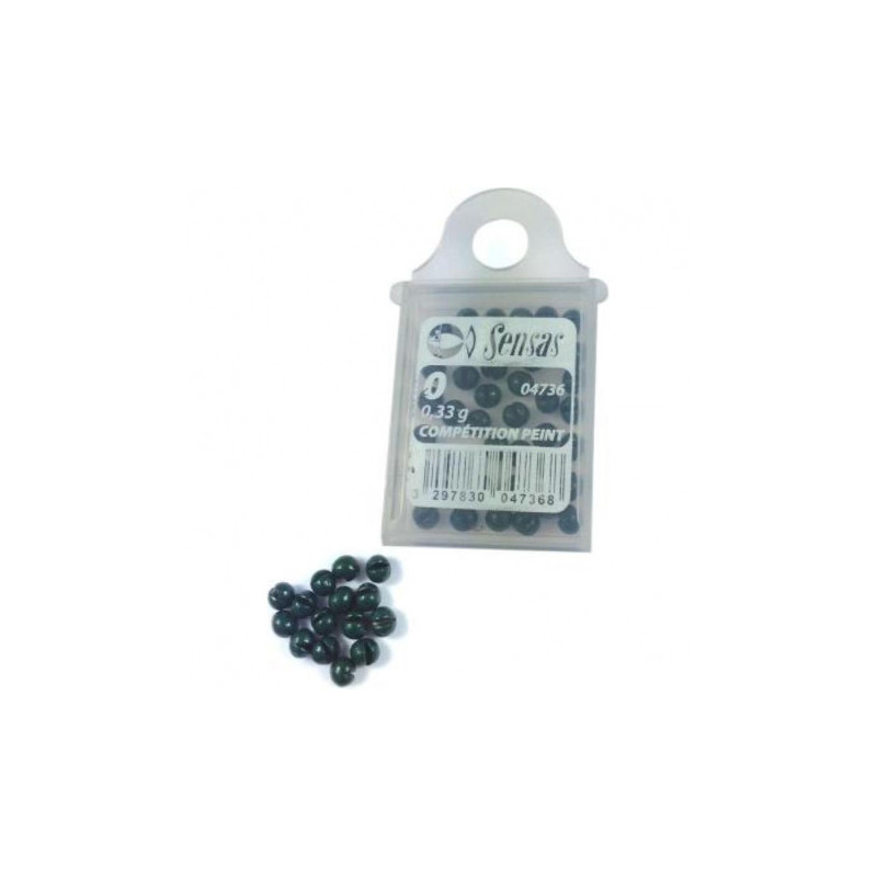 Plombs Sensas Compétition peint N°1 0.29Gr | Le Peish 64