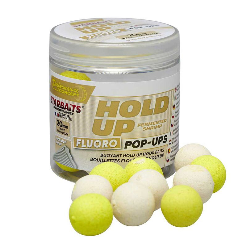 Hold Up Fermented Shrimp Boilie Fluo 20mm | Le Peish 64