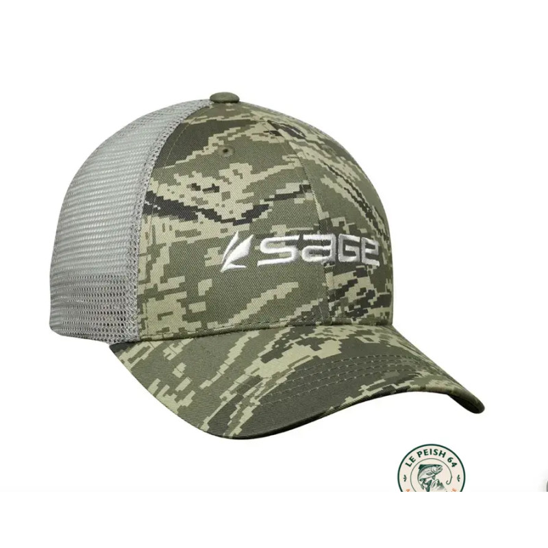 Casquette Sage Mesh Back Digi Camo | Le Peish 64