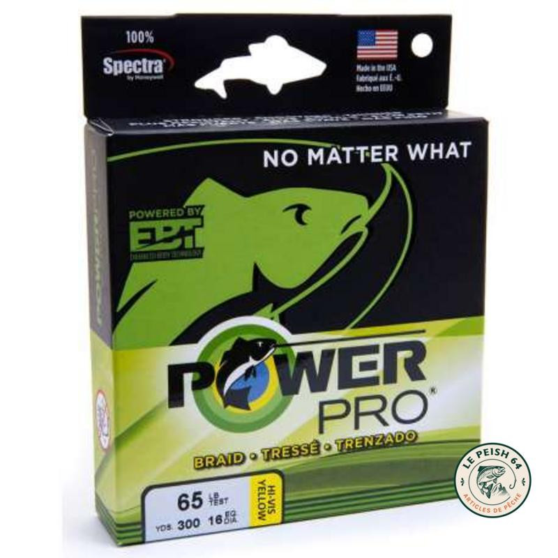 Tresse Power Pro 135m 0.15mm 9kg Vert | Le Peish 64