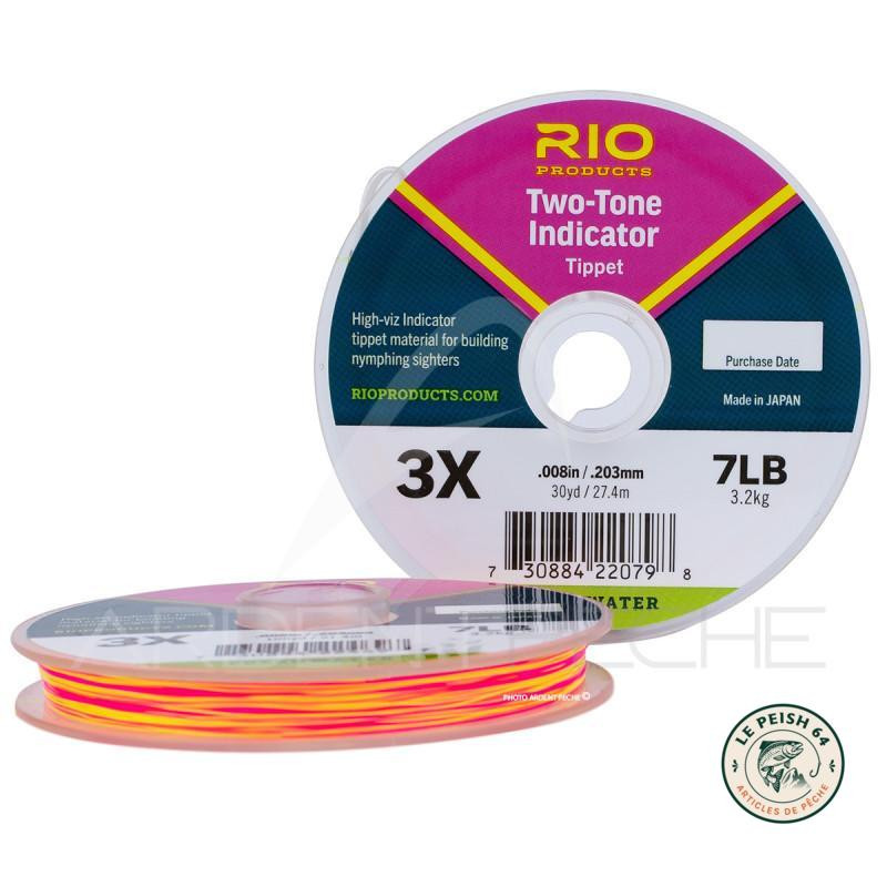 Rio Two Tone Indicator Bas de Ligne Mouche | Le Peish 64
