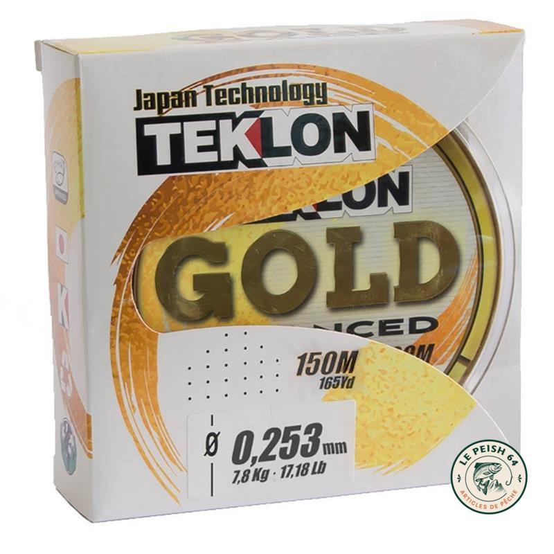 Nylon Teklon Gold Bicolor 150m | Le Peish 64