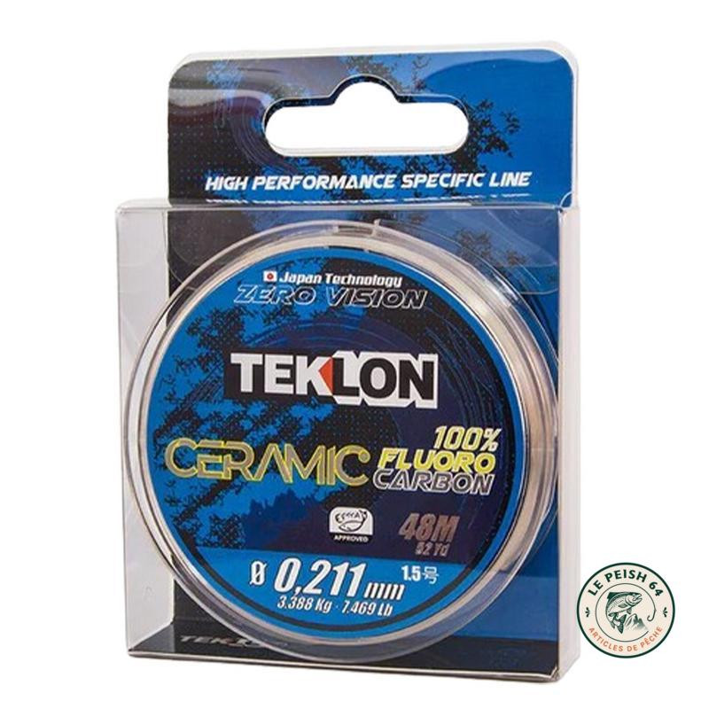 Monofilament Teklon 0.157 Ceramic Fluorocarbon 1500M | Le Pe