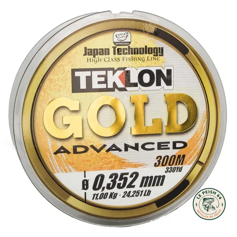 Nylon Teklon Gold Advanced 300 m | Le Peish 64