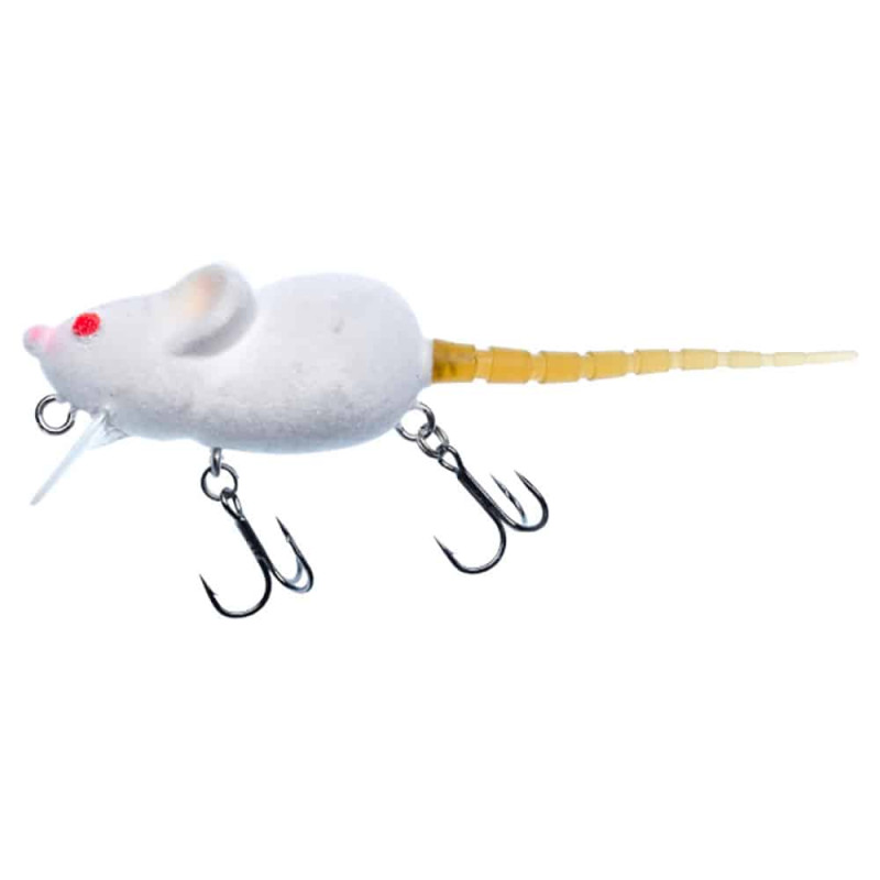 Leurre ILLEX Momouse 42mm 7g White Mouse | Le Peish 64