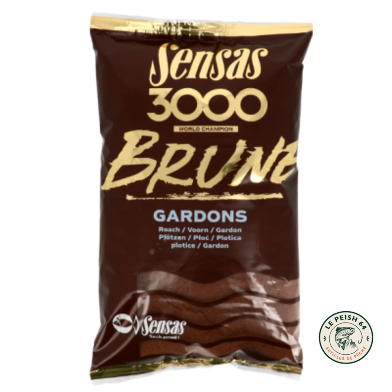 Amorce 3000 Brune Gardon 1kg Sensas | Le Peish 64