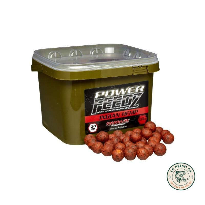 Starbaits Bouillettes Power Feedz Indian Hemp 20 mm | Le Pei