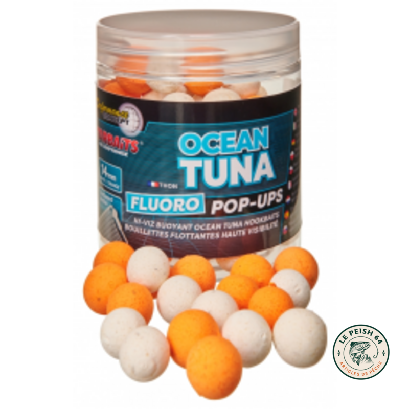 Ocean Tuna Boilie Fluo Pop Up 80g 20mm | Le Peish 64