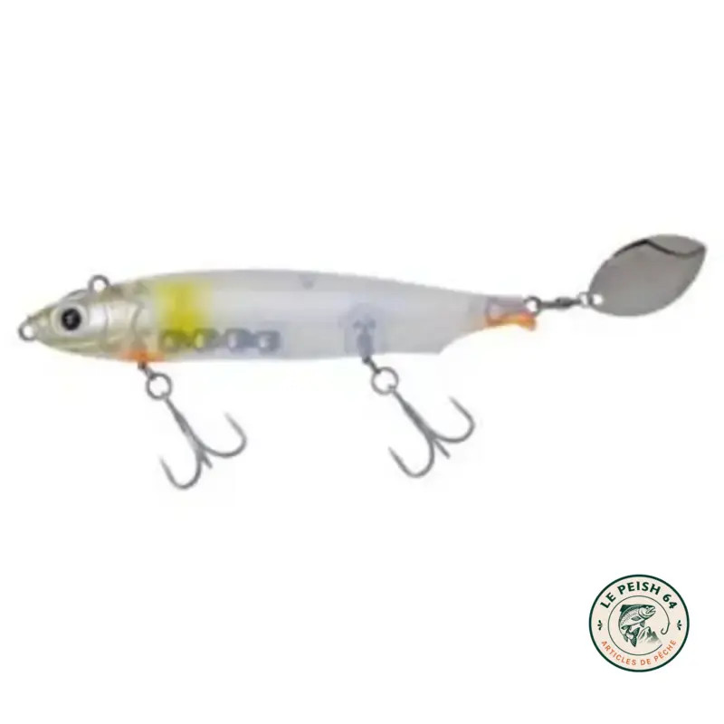 Gunki Drag Spin 13 cm 16 g UV White | Le Peish 64