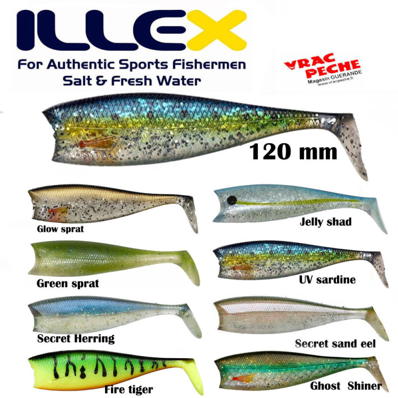 Illex Nitro Shad 120 Leurres Souples | Le Peish 64