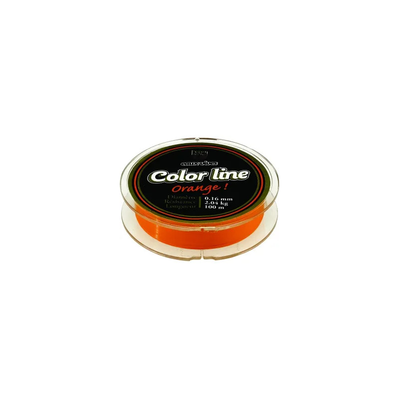 Nylon Pezon Et Michel Eaux Vives Color Line 100M Orange | Le