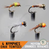 Set 4 nymphes tungstène eaux teintées | Le Peish 64