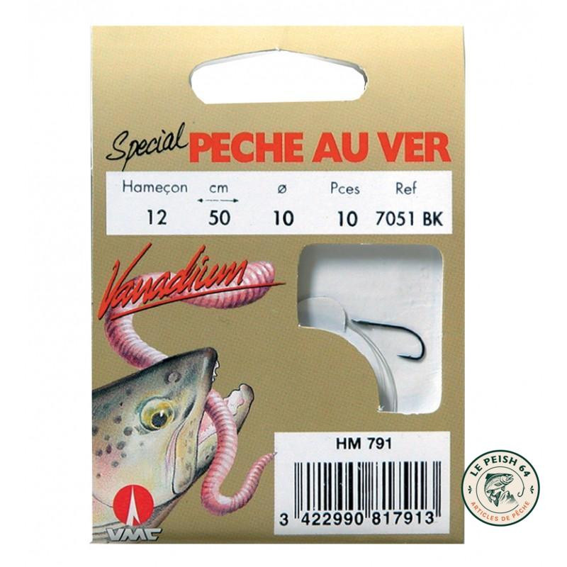 Hameçons montés spécial ver n°10-14 x10 | Le Peish 64