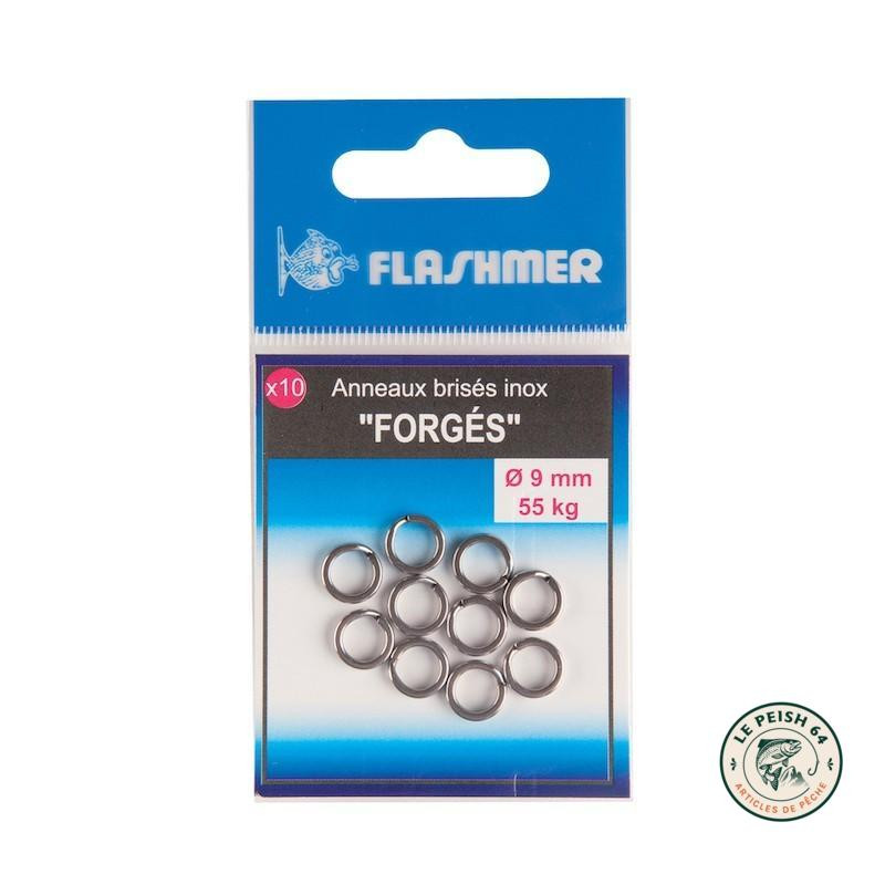 Anneau inox forgé Ø6mm (x10) Flashmer | Le Peish 64