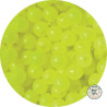 Perles balai Flashmer fluo jaune 5 mm | Le Peish 64