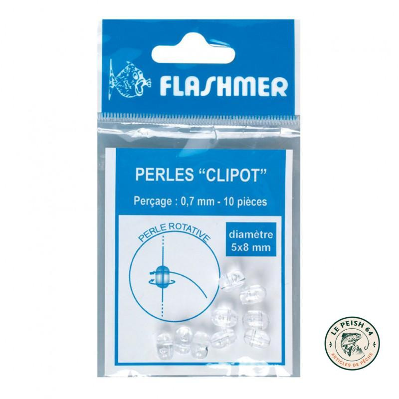 Flashmer Perle Clipot 5x6 mm x20 | Le Peish 64