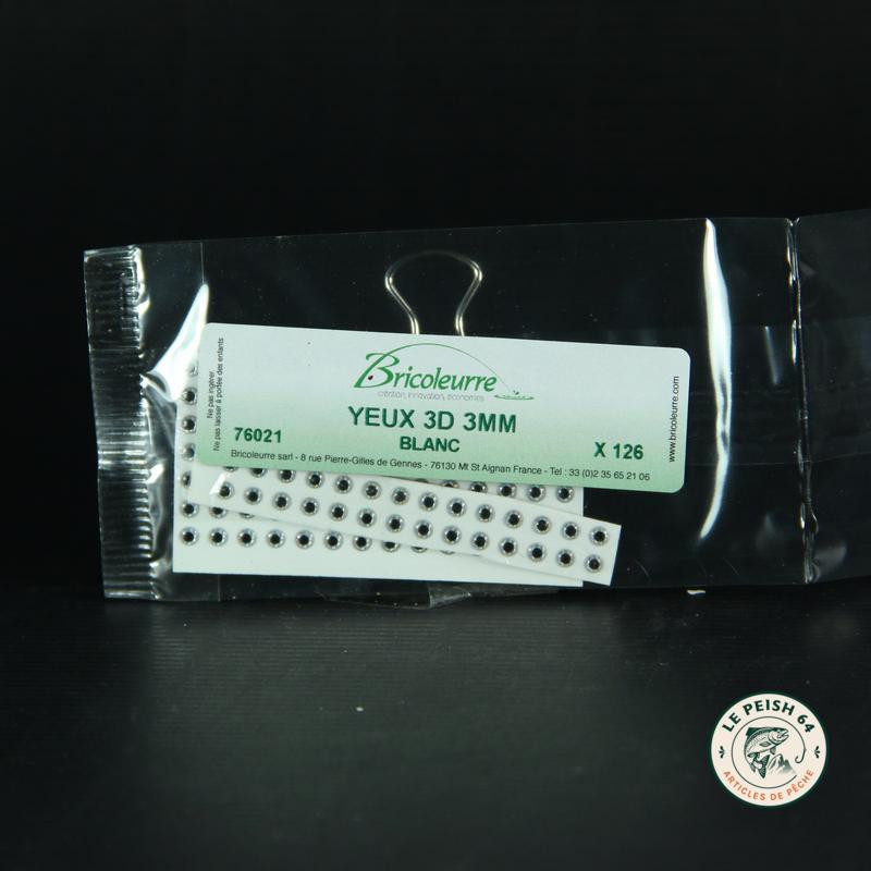 Yeux adhésifs 3D Flashmer 5-7 mm x40 | Le Peish 64
