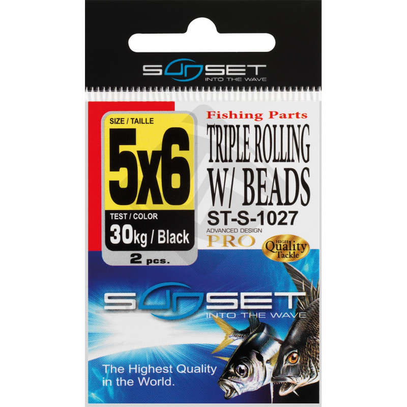 Sunset ST-S-1027 Triple Rolling perles | Le Peish 64