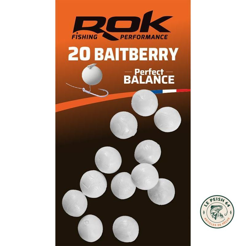 ROK Baitberry Perfect Balance Blanc x20 | Le Peish 64