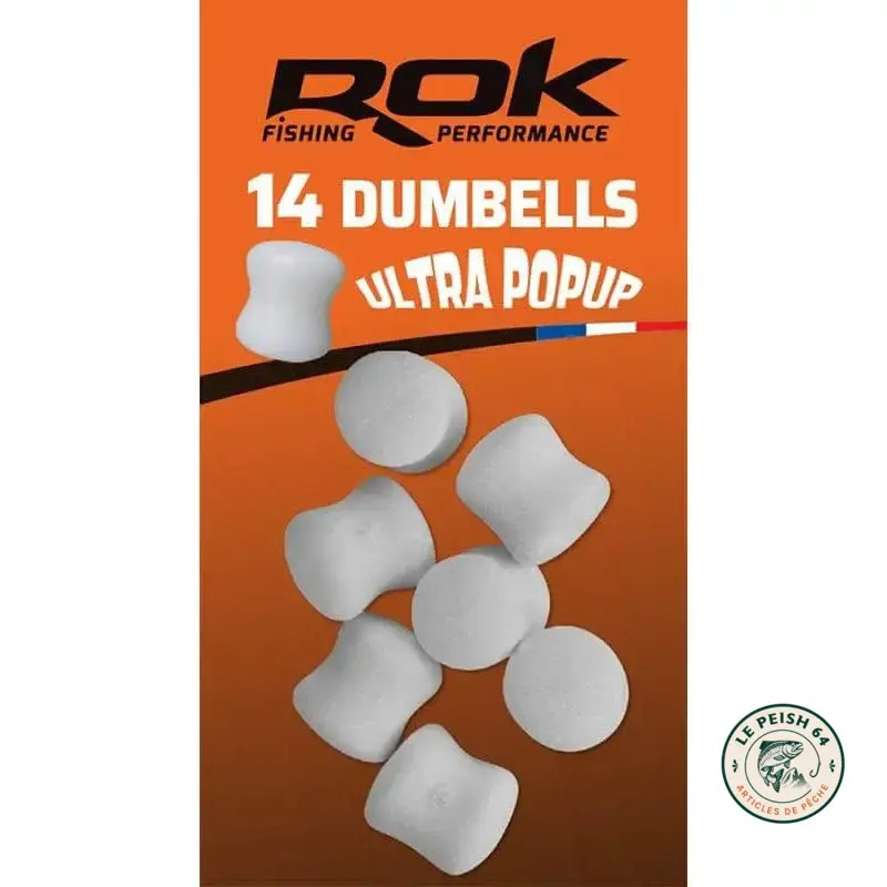 ROK Dumbells Ultra Pop Up Blanc x14 | Le Peish 64