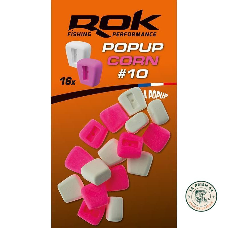 ROK Pop Up Corn Taille 10 Rose/Blanc x16 | Le Peish 64
