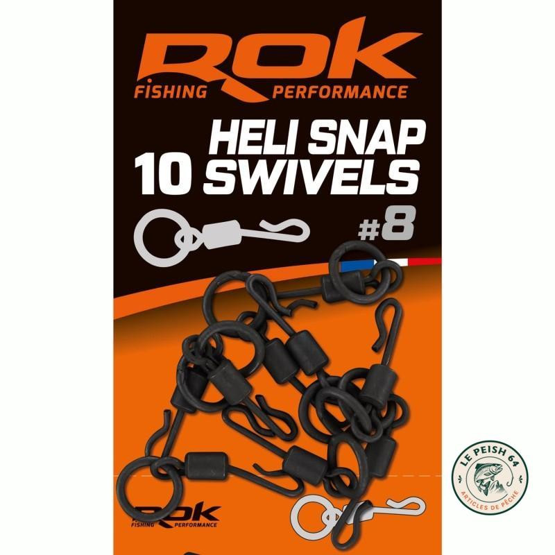 Emerillon Heli Snap Swivel T8 (x12) | Le Peish 64