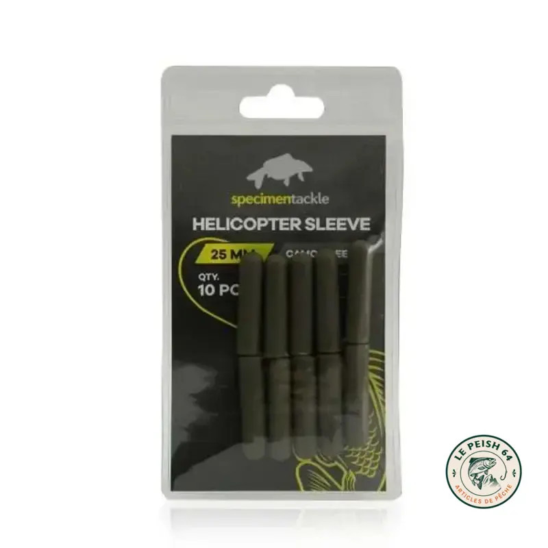 Helicopter Sleeve Camo Green | Le Peish 64