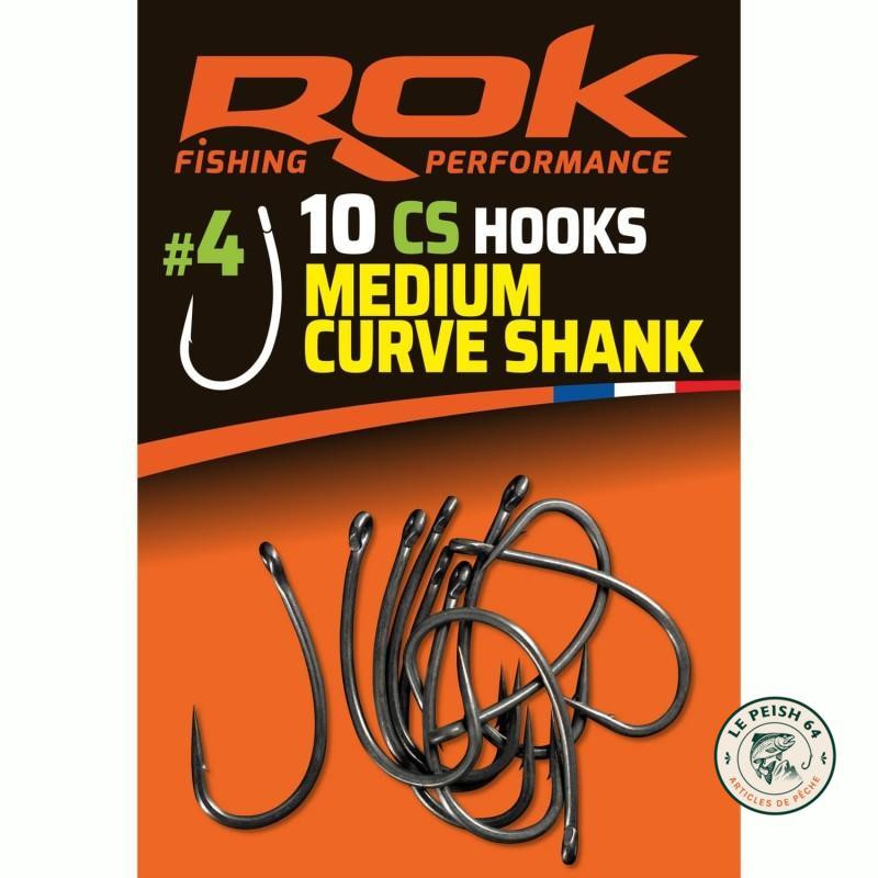 ROK CS Hooks Medium Curve Shank T4 | Le Peish 64