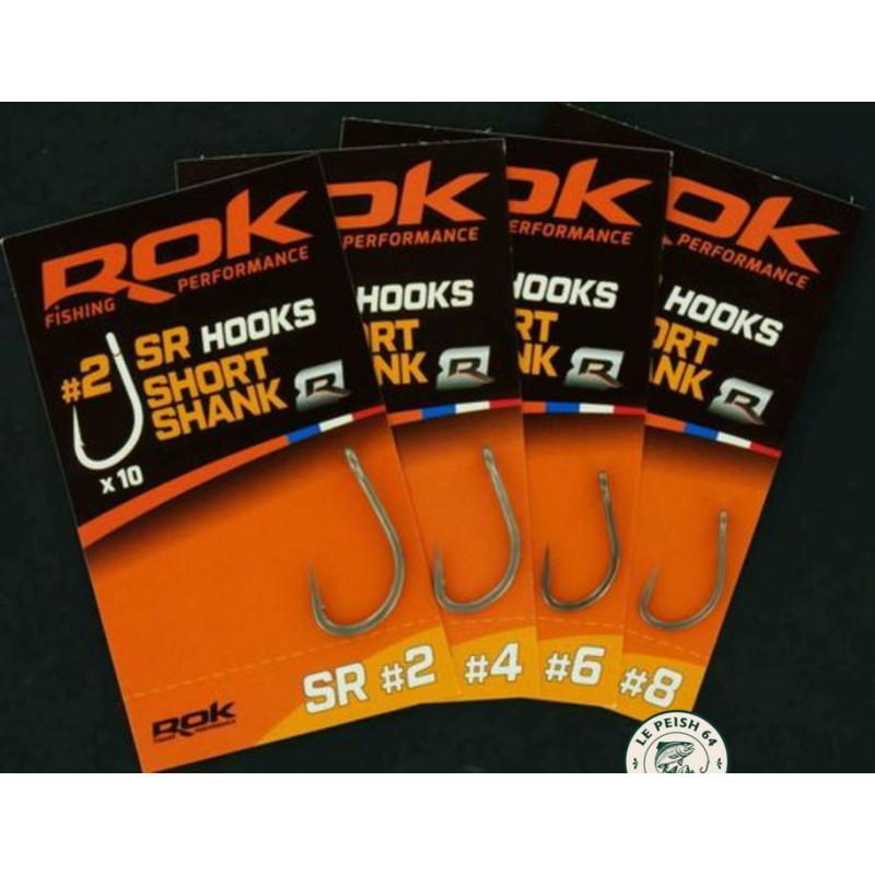 Hameçons ROK Short Shank R (10) | Le Peish 64