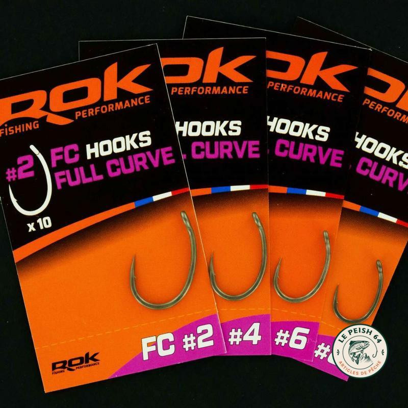 Hameçons ROK Full Curve (10) | Le Peish 64