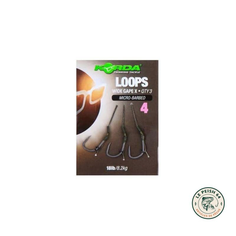 ROK Loop-Rig Wide Gape n°4 0,40 mm x2 | Le Peish 64