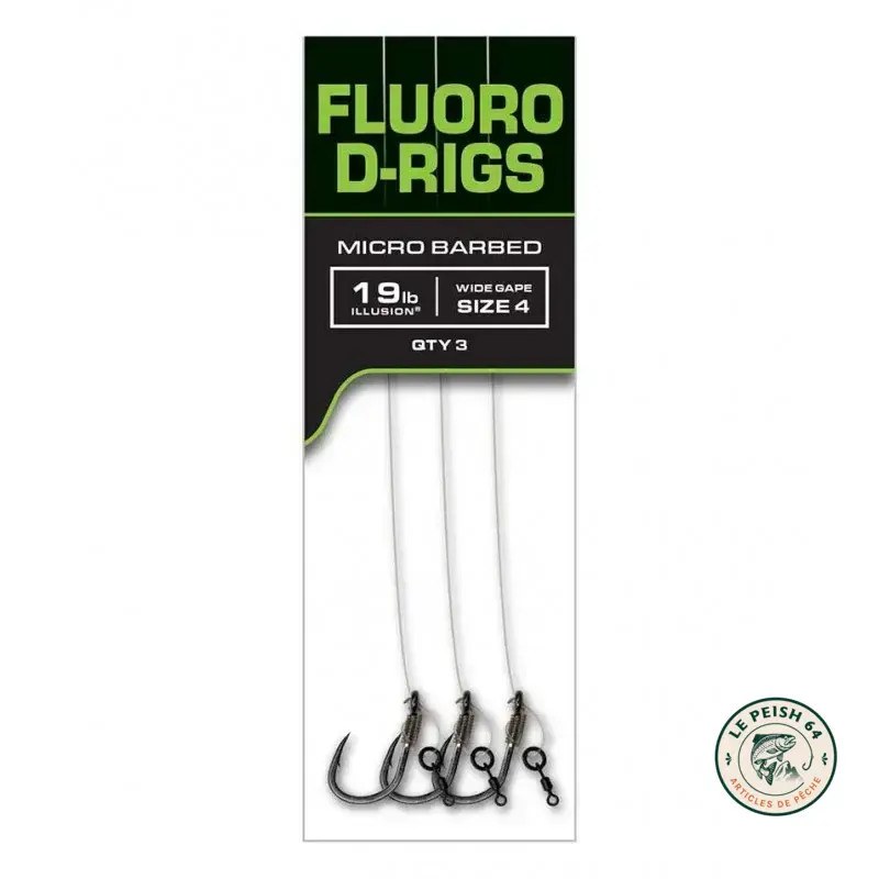 ROK D-Rig Wide Gape n°4 Fluoro 0,40 mm | Le Peish 64