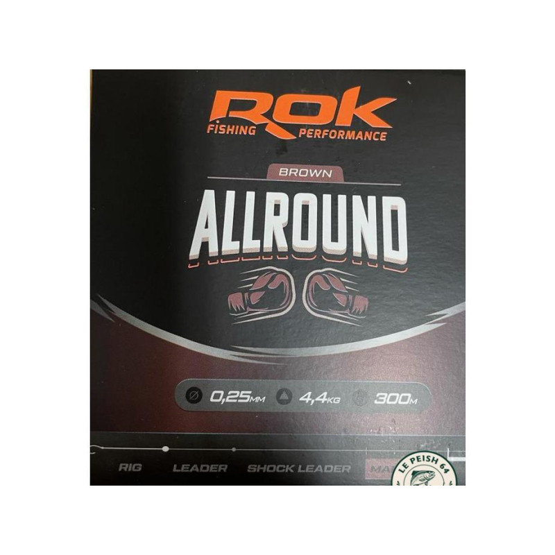 ROK Allround Mono 0,25 mm 300 m | Le Peish 64