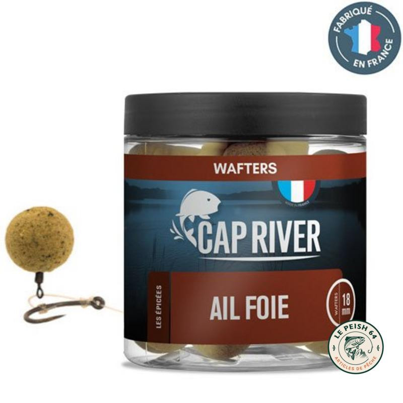 Wafters Cap River Ail Foie 18mm 100g | Le Peish 64