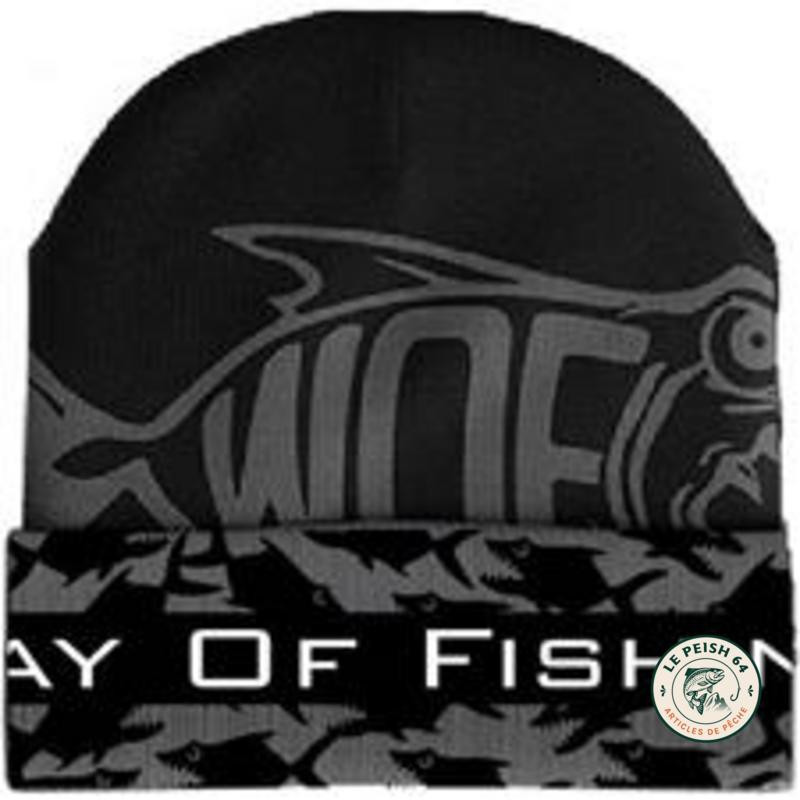 Bonnet homme WOF noir gris | Le Peish 64