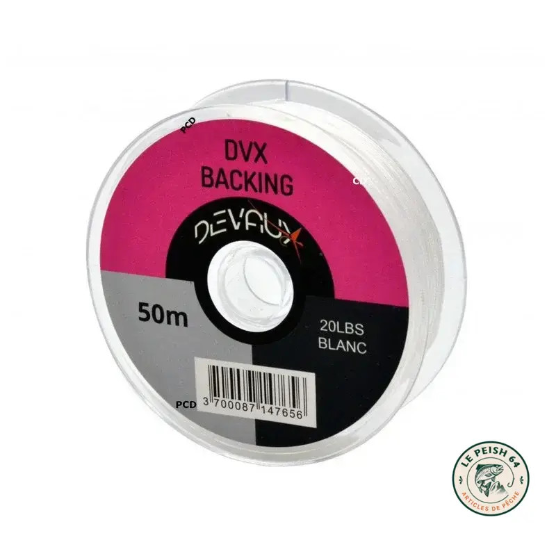 Backing Devaux Blanc 50M 20Lbs | Le Peish 64