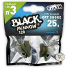 Tête plombée Black Minnow 25g kaki | Le Peish 64