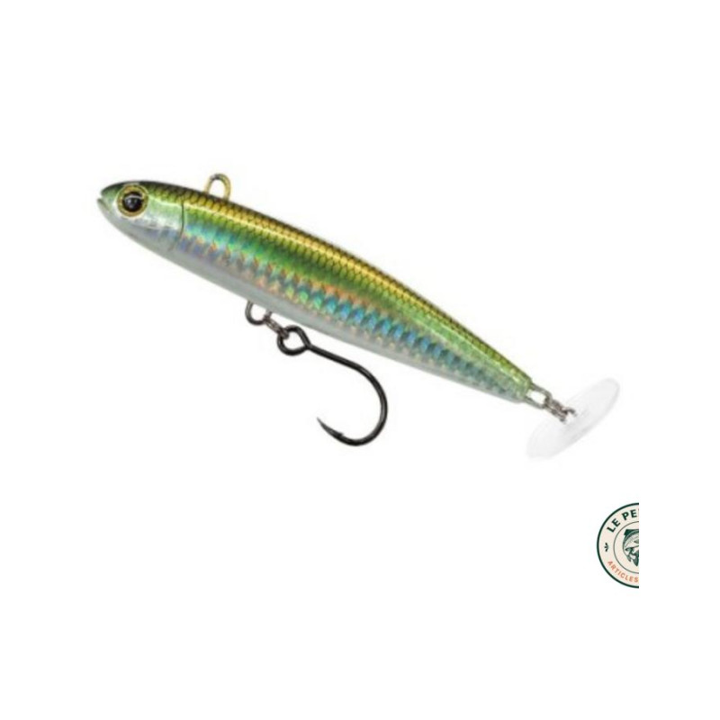 Powertail 80 Fast 35g Silver Green | Le Peish 64