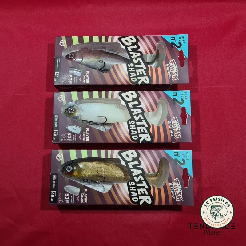 Blaster Shad Combo 16 cm | Le Peish 64