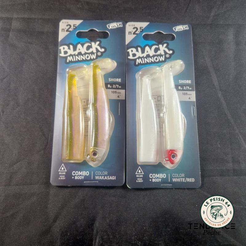 Black Minnow Combo Shore 8gr 2.5 | Le Peish 64