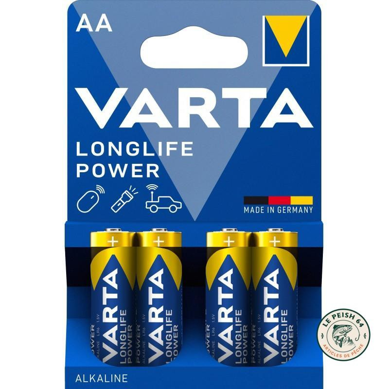 4 Piles Varta LongLife Power AA LR6 | Le Peish 64